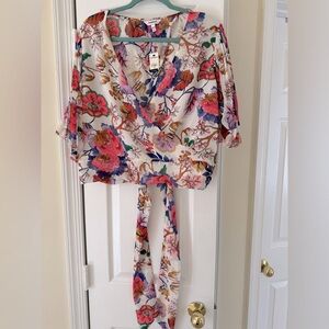 Express Floral Crop Top